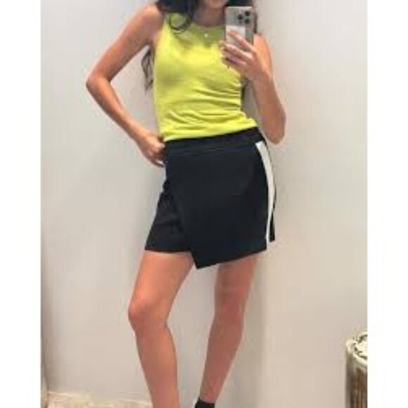 NWT NAGNATA MARINA MINI SKIRT | BLACK SIZE LARGE - Picture 1 of 5